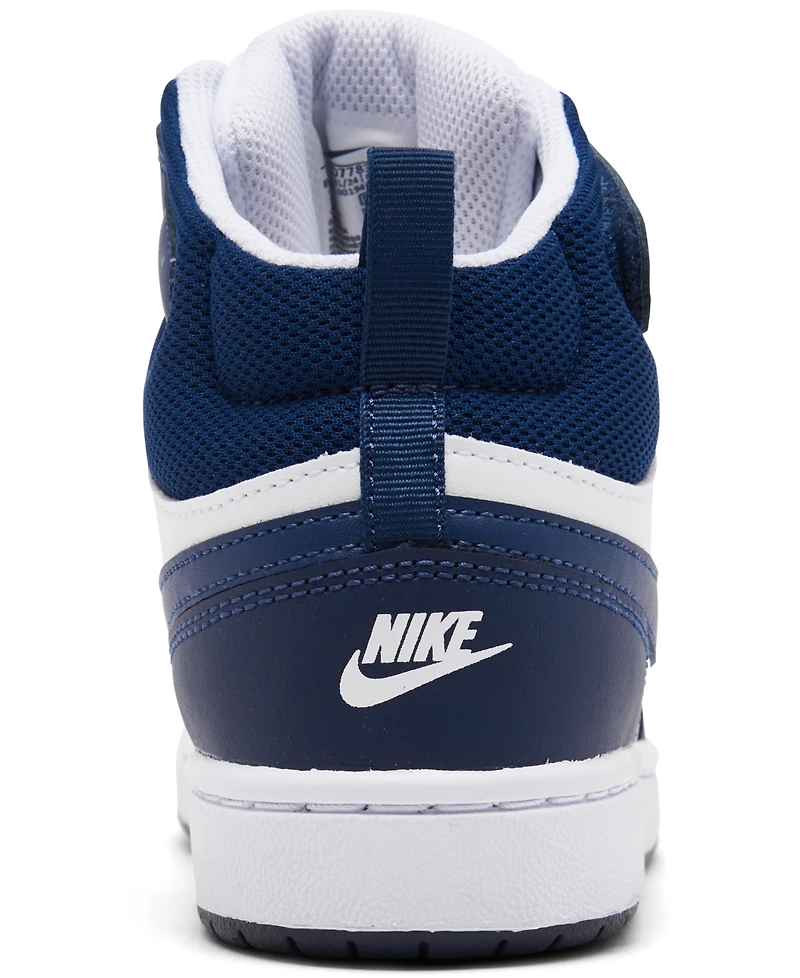 Nike Little Boys Court Borough Mid 2 Casual Sneakers from Finish Line
