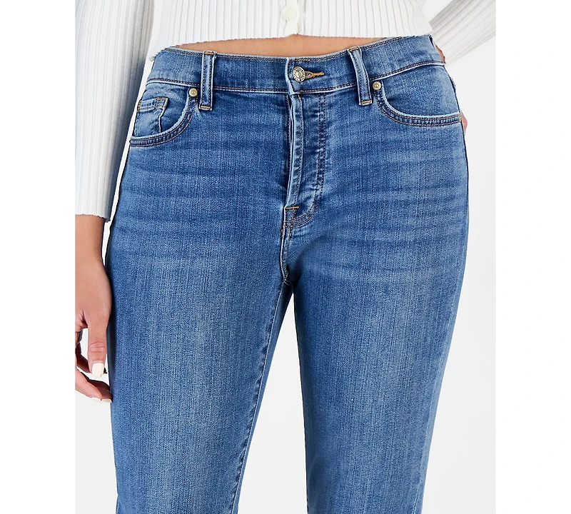 7 For All Mankind Women's Josefina Cuffed Skinny Jeans
