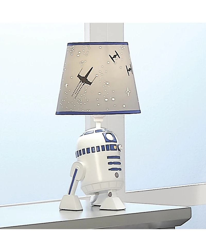 Lambs & Ivy Star Wars Classic Hand Painted R2-D2 Lamp with Shade & Bulb