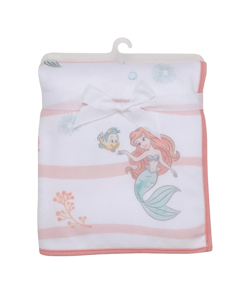 Bedtime Originals Disney Baby The Little Mermaid White Baby Blanket - Ariel