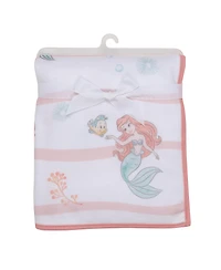 Bedtime Originals Disney Baby The Little Mermaid White Baby Blanket - Ariel