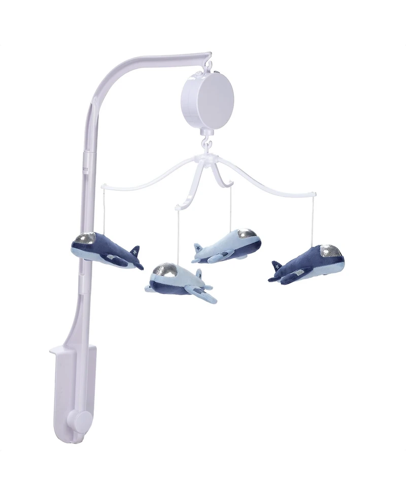 Bedtime Originals Little Aviator Airplane Musical Baby Crib Mobile Soother Toy