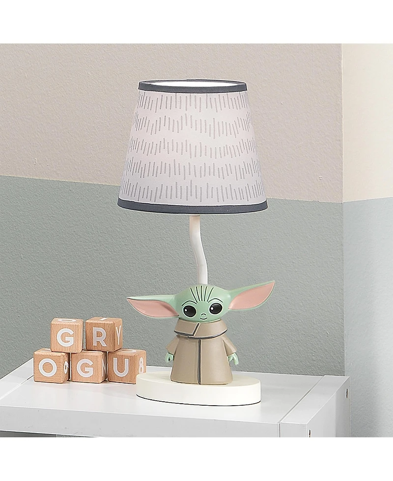 Lambs & Ivy Star Wars The Child/Baby Yoda Nursery Lamp with Shade and Bulb