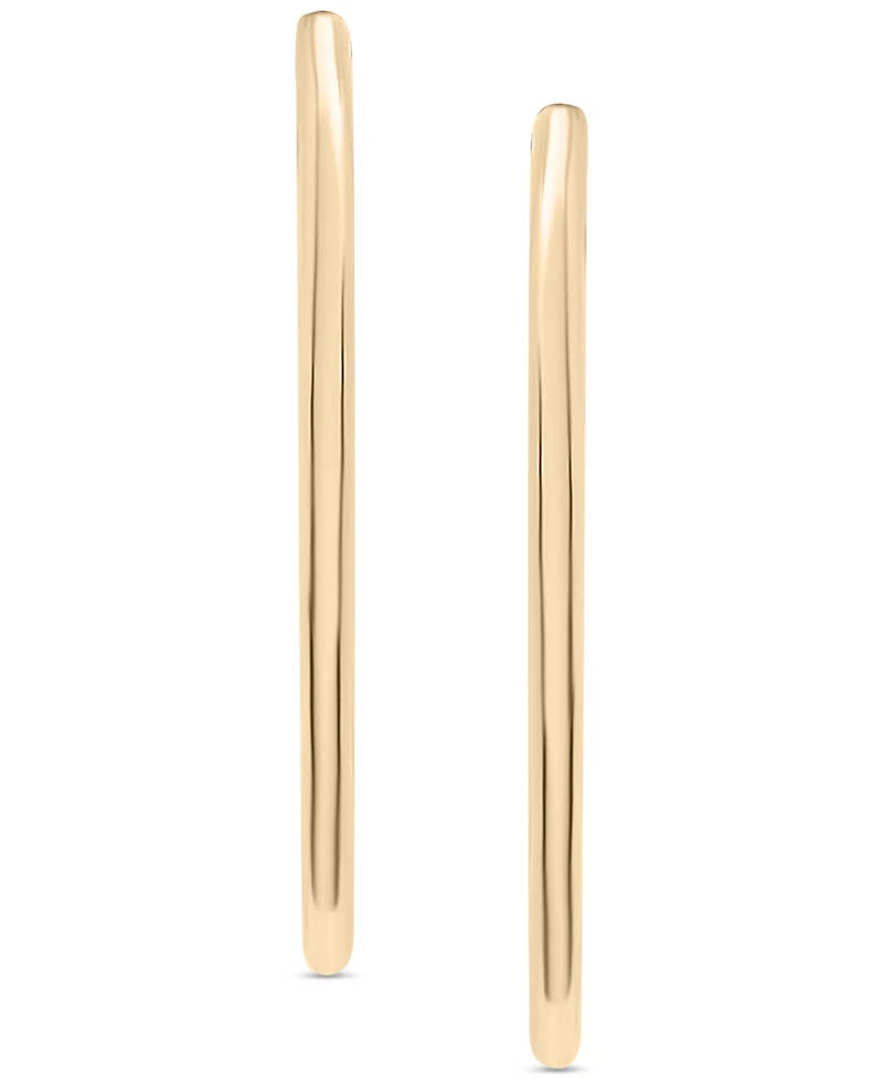Audrey by Aurate Polished Hoop Earrings in Gold Vermeil, Created for Macy's