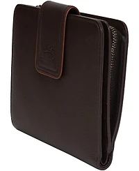 Mancini Women's Sonoma Rfid Secure Clutch Wallet