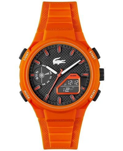Lacoste Men's LC33 Silicone Strap Watch 45mm