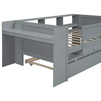 Streamdale Multi-Functional Twin Daybed with Storage and Extras, Gray