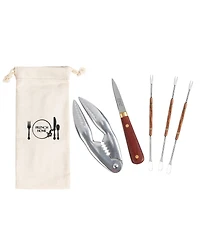 French Home Essential Seafood 6 Piece Utensil Set