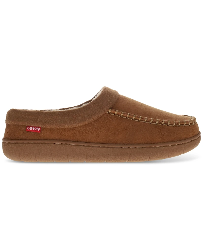 Levi's Men's Victor Faux-Sherpa Slippers