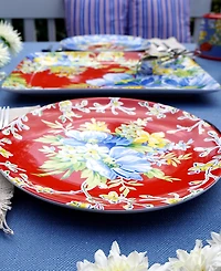 Certified International Blossom Set of 4 Dinner Plates