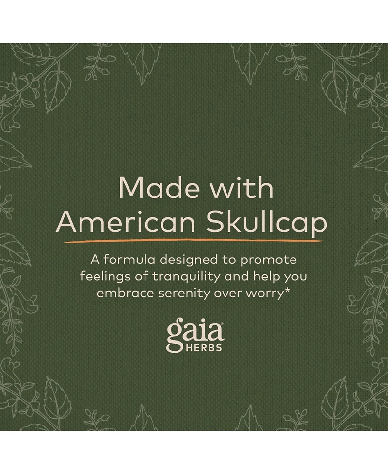 Gaia Herbs Calm A.s.a.p. Stress Support Supplement - With Skullcap, Passionflower, Chamomile, Vervain, Holy Basil & More to Support a Natural Calm