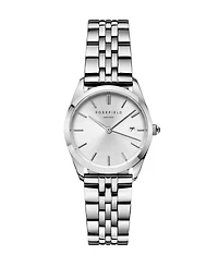 Rosefield Ace Xs Women's Silver Tone Stainless Steel Bracelet Watch 29mm