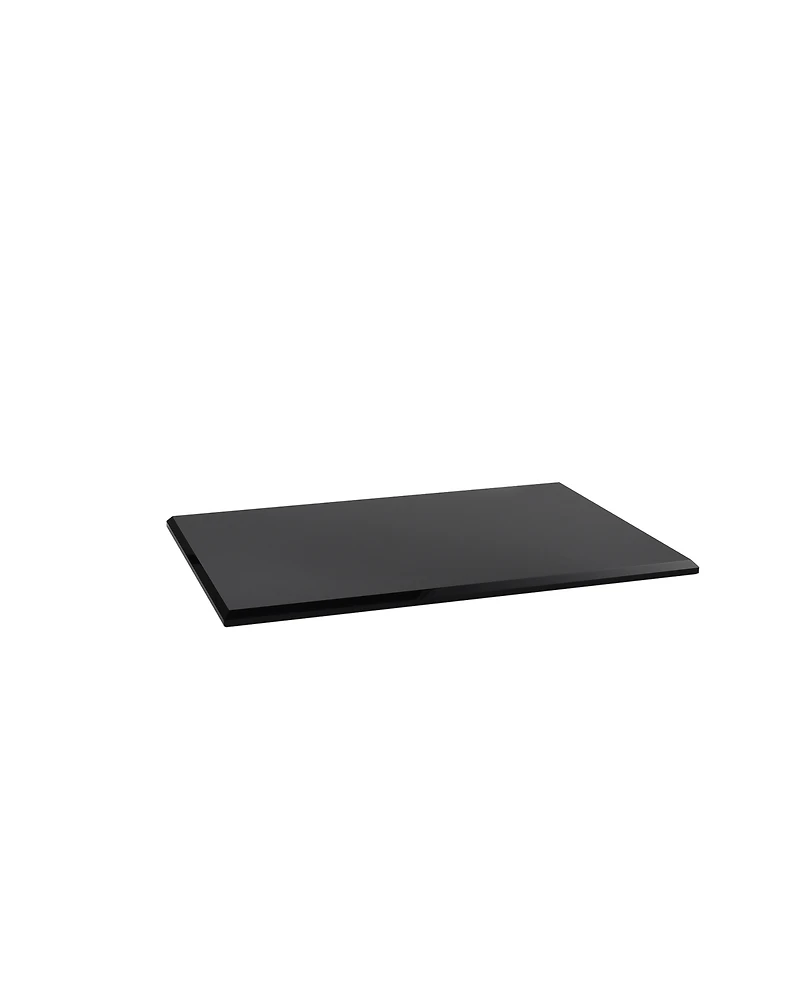 Lainy Home Modern Solid Crystal Tray, 14'' x 10''