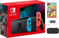 Nintendo Switch Lite Coral Bundle With Mario Kart 8 Deluxe Game