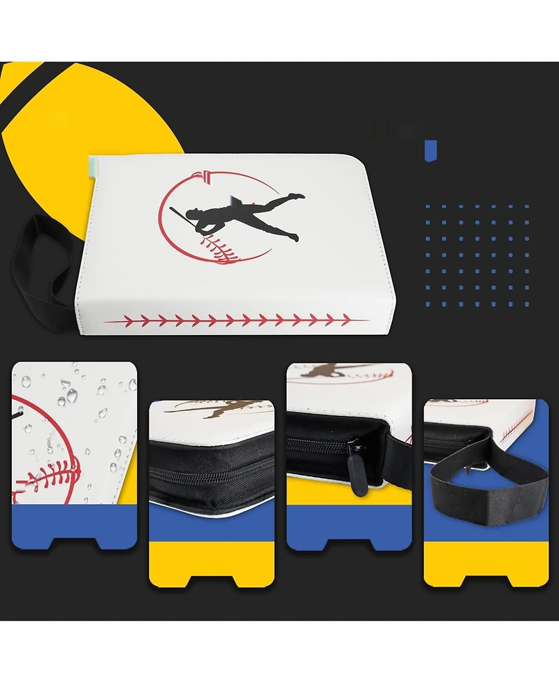 Clovercat 4-Pocket Waterproof Trading Card, Photo Binder: 400 Pockets