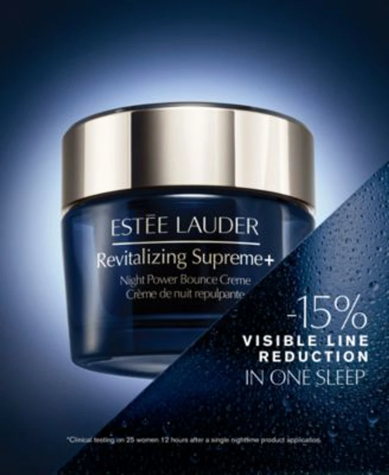 Revitalizing Supreme Night Power Bounce Cream Moisturizer With Peptides