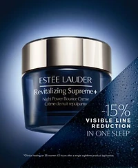 Revitalizing Supreme Night Power Bounce Cream Moisturizer With Peptides