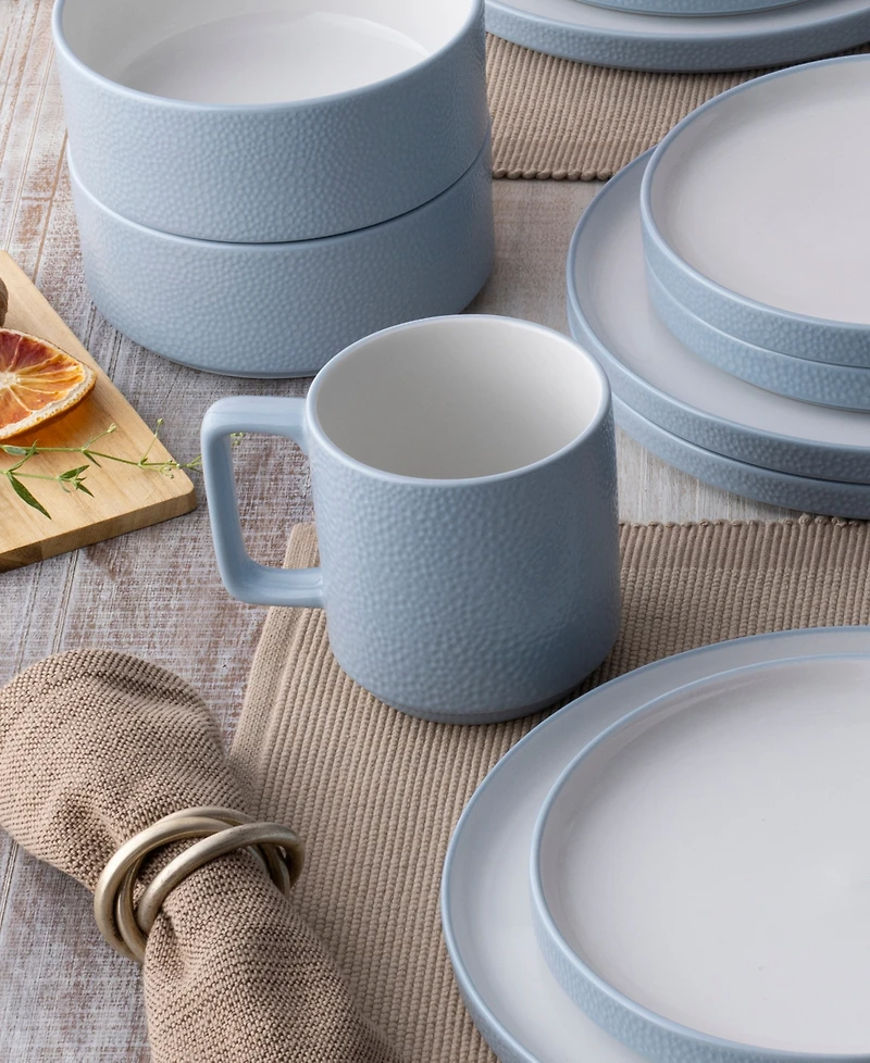 Noritake Colortex Stone Stax Mugs, Set of 4