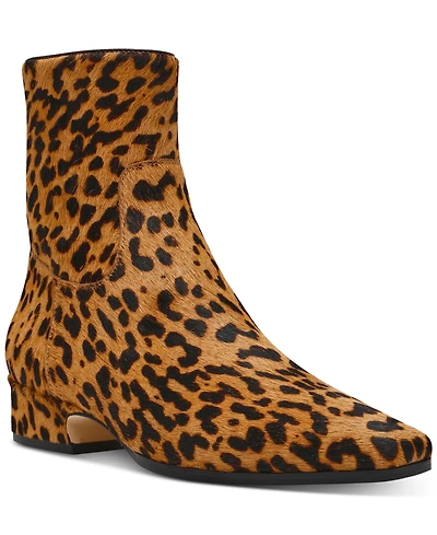 Steve Madden Women's Dusty Leopard Block Heel Booties