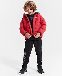 Jordan Big Kids Welded Full-Zip Hooded Puffer Jacket
