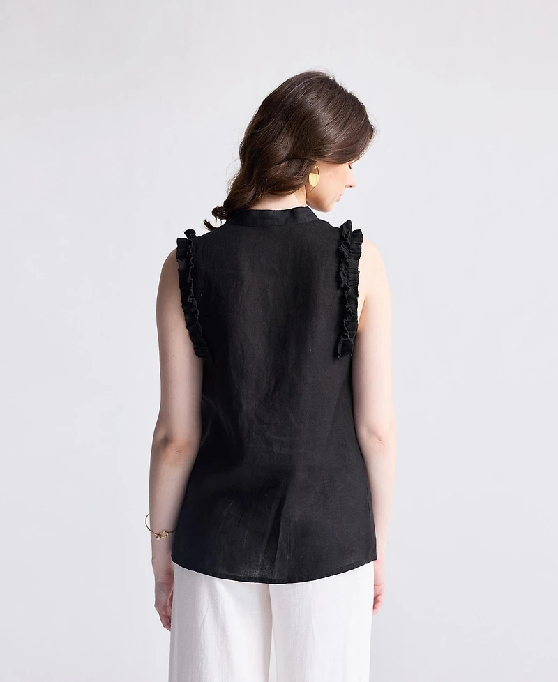 Reistor Women's Sleeveless Hemp Top