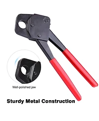 Yescom 1/2" 3/4" Pex Crimper Copper Ring Crimping Tool Kit with Go/no Go Gauge 2 Pack