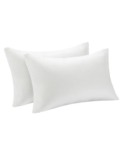 2Pack Shredded Memory Foam Bed Pillows Bamboo Rayon Cooling Cover 28''x18''