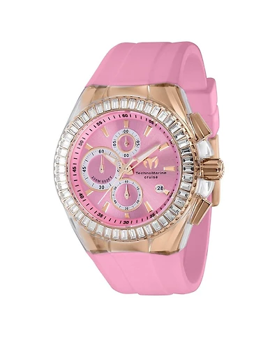 Technomarine Men's Tm-121164 Cruise Quartz Chronograph Pink