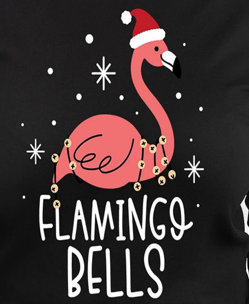 Hybrid Apparel Plus Flamingo Bells Graphic Pullover T-shirt