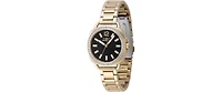 Invicta Women's 47328 Wildflower Quartz 3 Hand Black Dial Watch