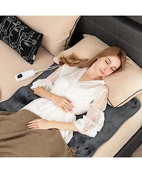 Sugift Electric Heated Mattress Pad with 5 Heating Levels and Overheat Protection