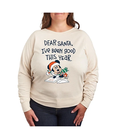 Hybrid Apparel Plus Size Mickey Merry Christmas Graphic T-shirt