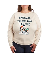 Hybrid Apparel Plus Size Mickey Merry Christmas Graphic T-shirt
