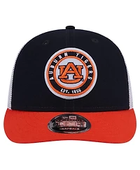 New Era Men's Navy Auburn Tigers Throwback Circle Patch 9FIFTY Trucker Snapback Hat