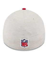 New Era Men's Stone/Scarlet San Francisco 49ers 2024 Sideline Historic 39THIRTY Flex Hat