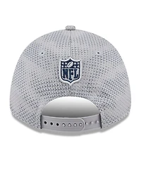 New Era Men's Gray Dallas Cowboys 2024 Sideline 9FORTY Stretch-Snap Hat