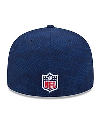 New Era Men's Navy Tennessee Titans 2024 Sideline 59FIFTY Fitted Hat