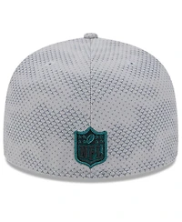 New Era Men's Gray Philadelphia Eagles 2024 Sideline 59FIFTY Fitted Hat