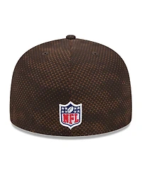 New Era Men's Brown Cleveland Browns 2024 Sideline 59FIFTY Fitted Hat