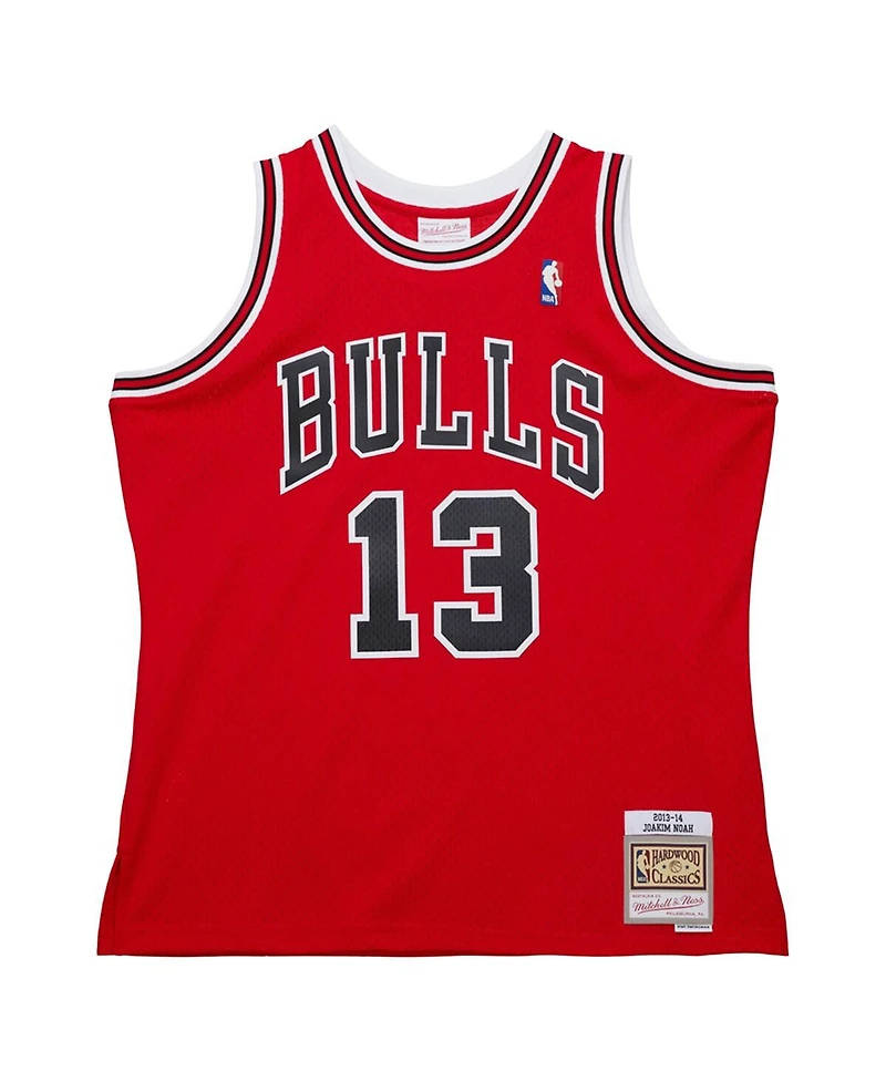Mitchell & Ness Men's Joakim Noah Red Chicago Bulls 2013/14 Hardwood Classics Swingman Jersey