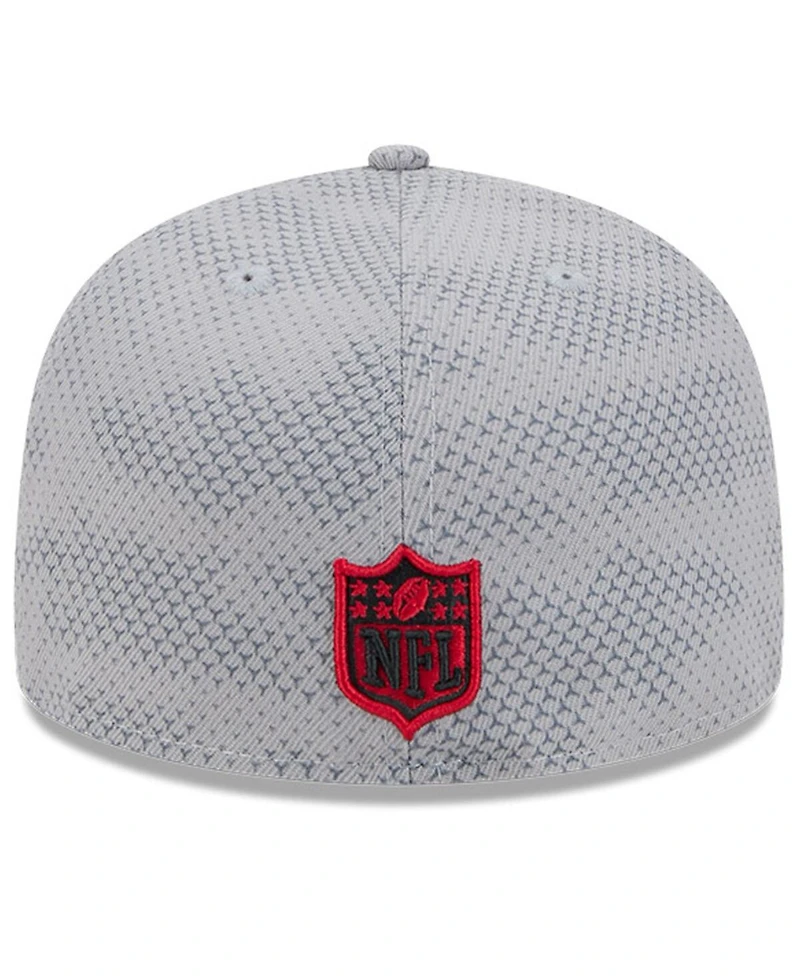 New Era Men's Gray San Francisco 49ers 2024 Sideline 59FIFTY Fitted Hat