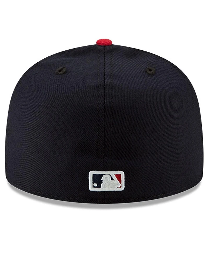 New Era Men's Navy/Red Atlanta Braves National Baseball Hall of Fame 59FIFTY Fitted Hat