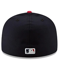 New Era Men's Navy/Red Atlanta Braves National Baseball Hall of Fame 59FIFTY Fitted Hat