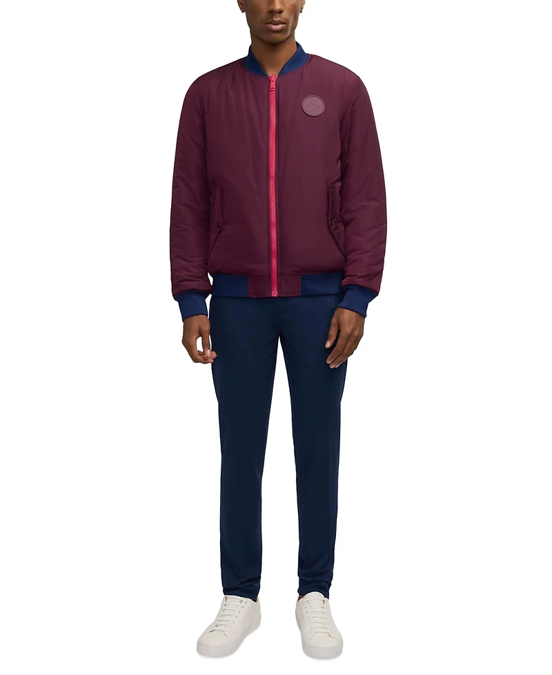 Scotch & Soda Men's Reversible Bomber Jacket