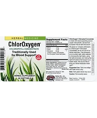 Chloroxygen Chlorophyll Concentrate: 60-Count Bottle of Softgels