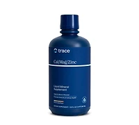 Trace Minerals Liquid Cal/Mag/Zinc | Calcium, Magnesium, Zinc, Vitamin D3 | Dietary Supplement Supports Tissue, Muscle