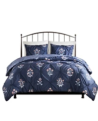 Madison Park Marfa Pintuck 3-Pc. Duvet Cover Set, Full/Queen