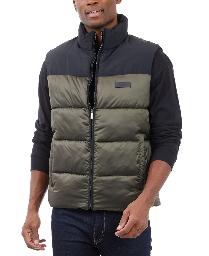 Michael Kors Men's Heavyweight Quilted Puffer Vest