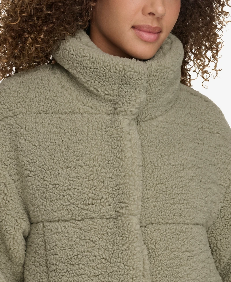 Levi's Women's Short Sherpa Teddy Jacket