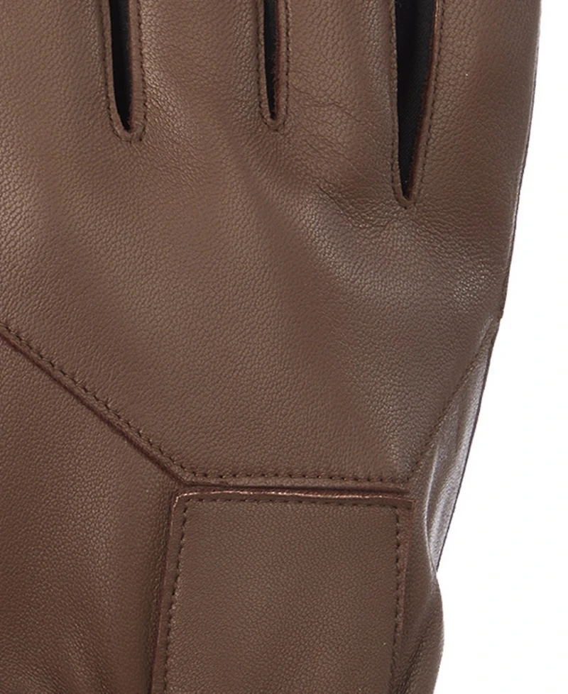 Isotoner Signature Men's Water Repellent Genuine Leather Touchscreen Stretch Gloves